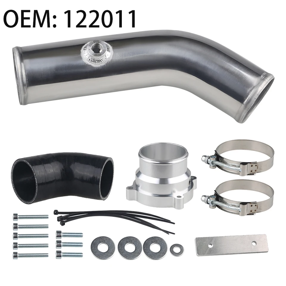122011 Intercooler Rovná aktualizácia súpravy pre Ford F250 F350 F450 F550 Powerstroke 6.7L 2011 2012 2013 2014 2015 2016