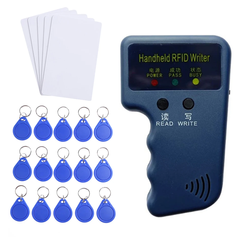 125 kHz ručný RFID Duplicator Card Reader RFID ID Autor autorka Kopírka Duplicator Duplicator T5577 EM4305 CET5200 Klávesové karty