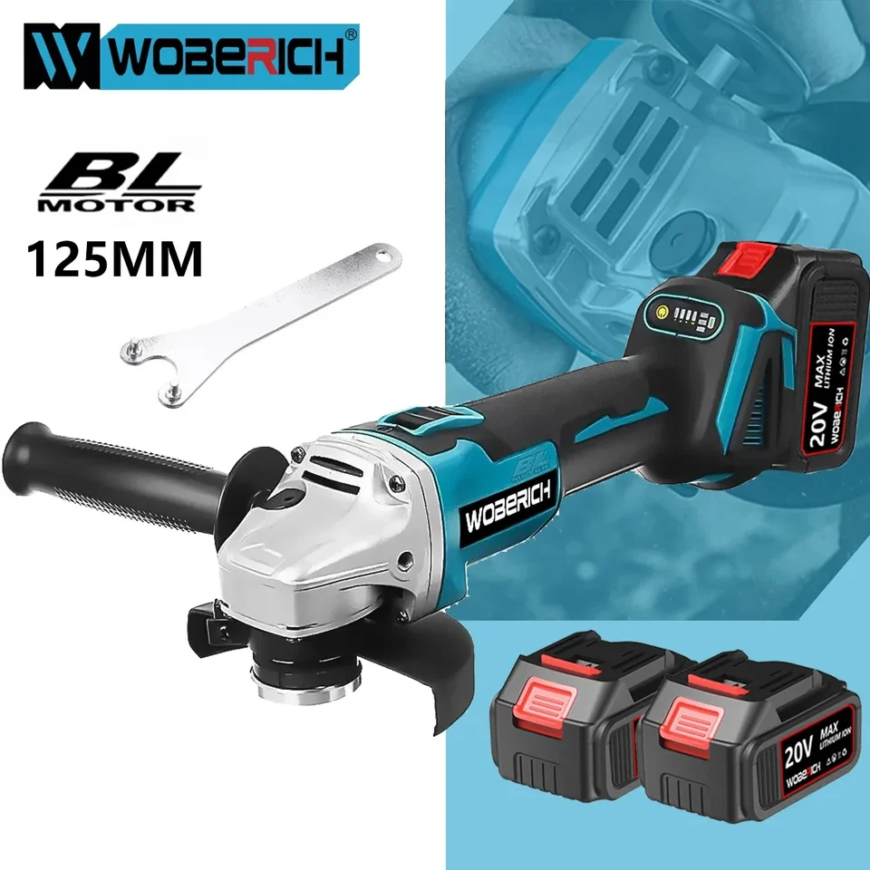 125 mm bez kefy na nárazový brúsok bezdrôtový strihový stroj LICKESTER Elektronické náradie kompatibilné pre batériu MAKITA od Wobericha