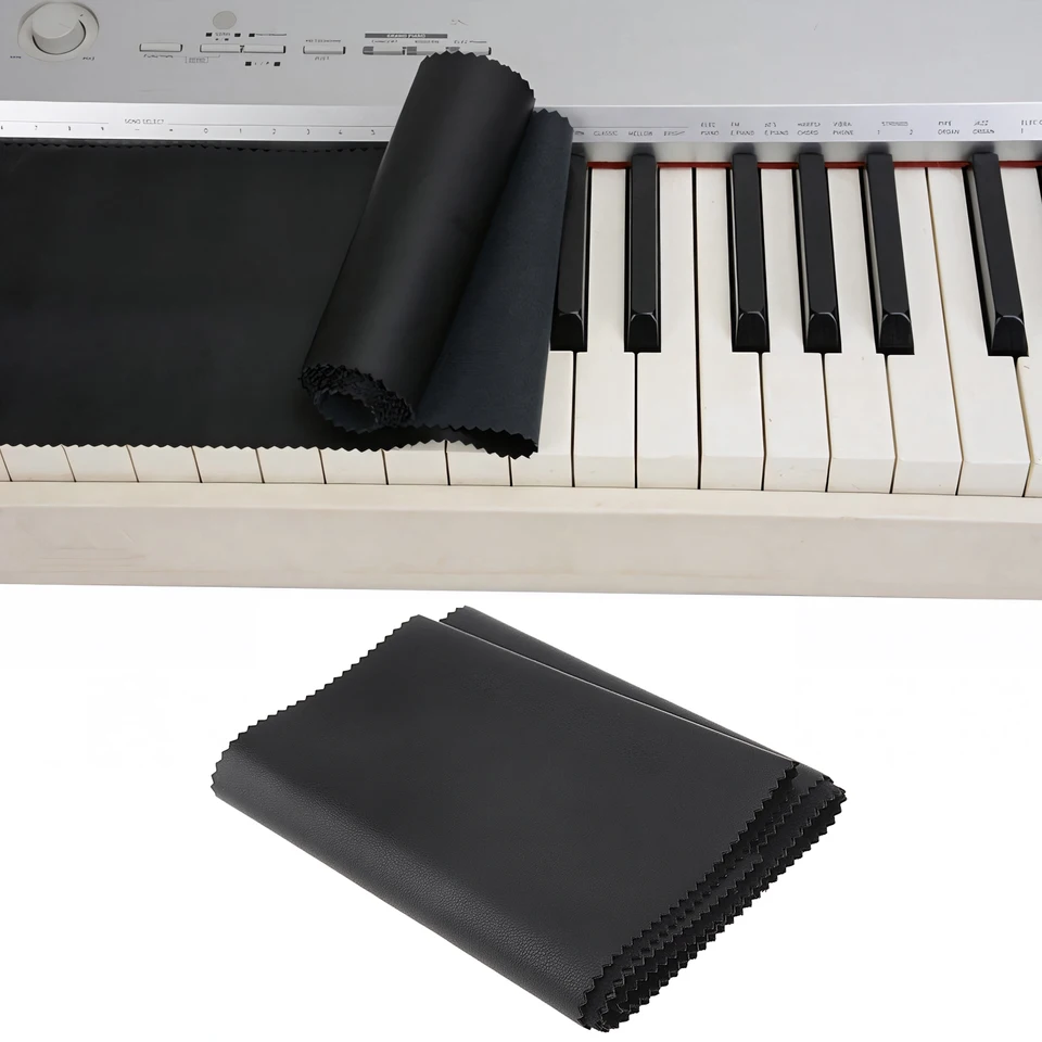 125 x 15,5 cm PU kožená klavírna klávesnica prachový kryt pre 88 klávesov Vzpriamené klavír / elektrický klavír, ochranný kryt klavírov