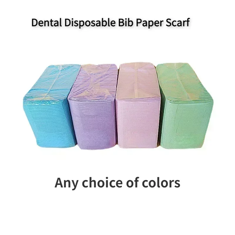 125ks zubné jednorazové jednorazové podradie Papier Color uterák vodotesný zubný lekár Medical Clean Pad obrusy