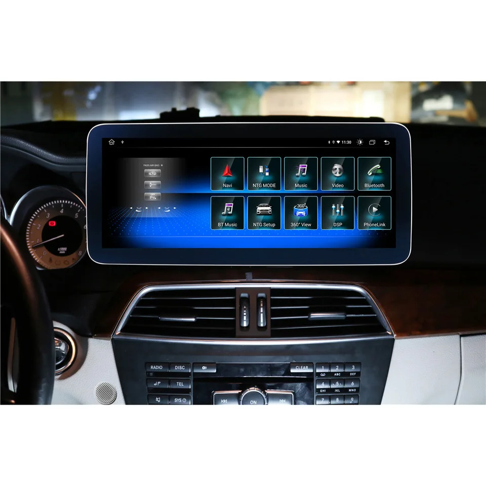 128g CarPlay Android 13 SCREE pre Mercedes-Benz C C204 C180 C200 C260 2011 2012 2013 2014