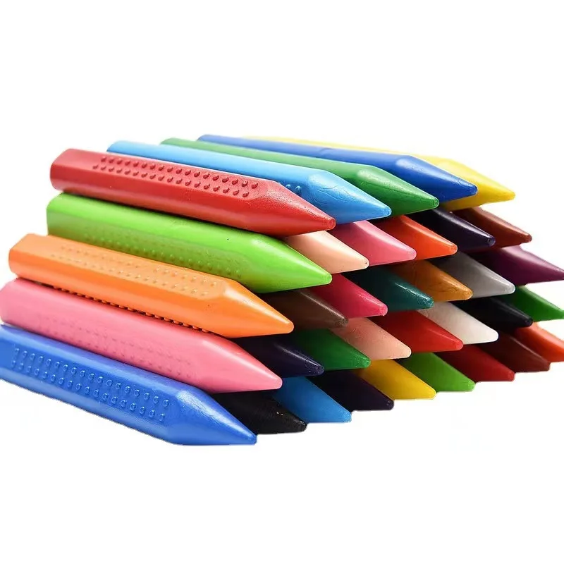 12Colors vosk pastelky Neprišpinné ruky umývateľné pastelky kreslenie maľba pastelkových tyčiniek farebný vosk Crayons Art