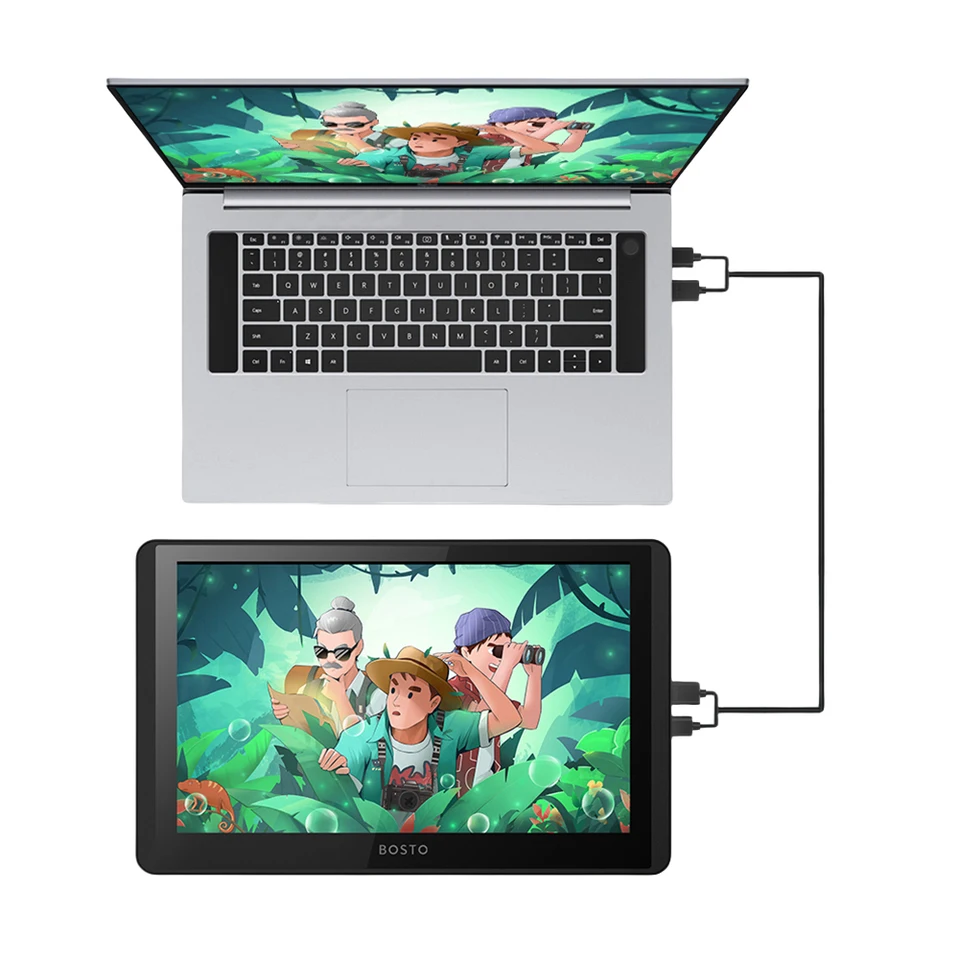 12HD-A H-IPS LCD Grafika 11.6in kresba Tablet Monitor s kreslením digitálneho umenia bez batérie Digitálna umelecká podložka pre počítač Mac Windows PC