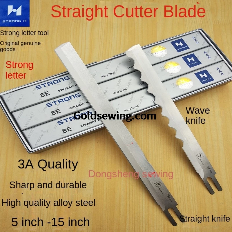 12ks 1dozen Strong H Blade Electric Nožnice čepele AAA 3A 5KM 5E 6E 7E 8E 10E 12E 13E 15E Rovné nožové vlnové nôž nožové strih