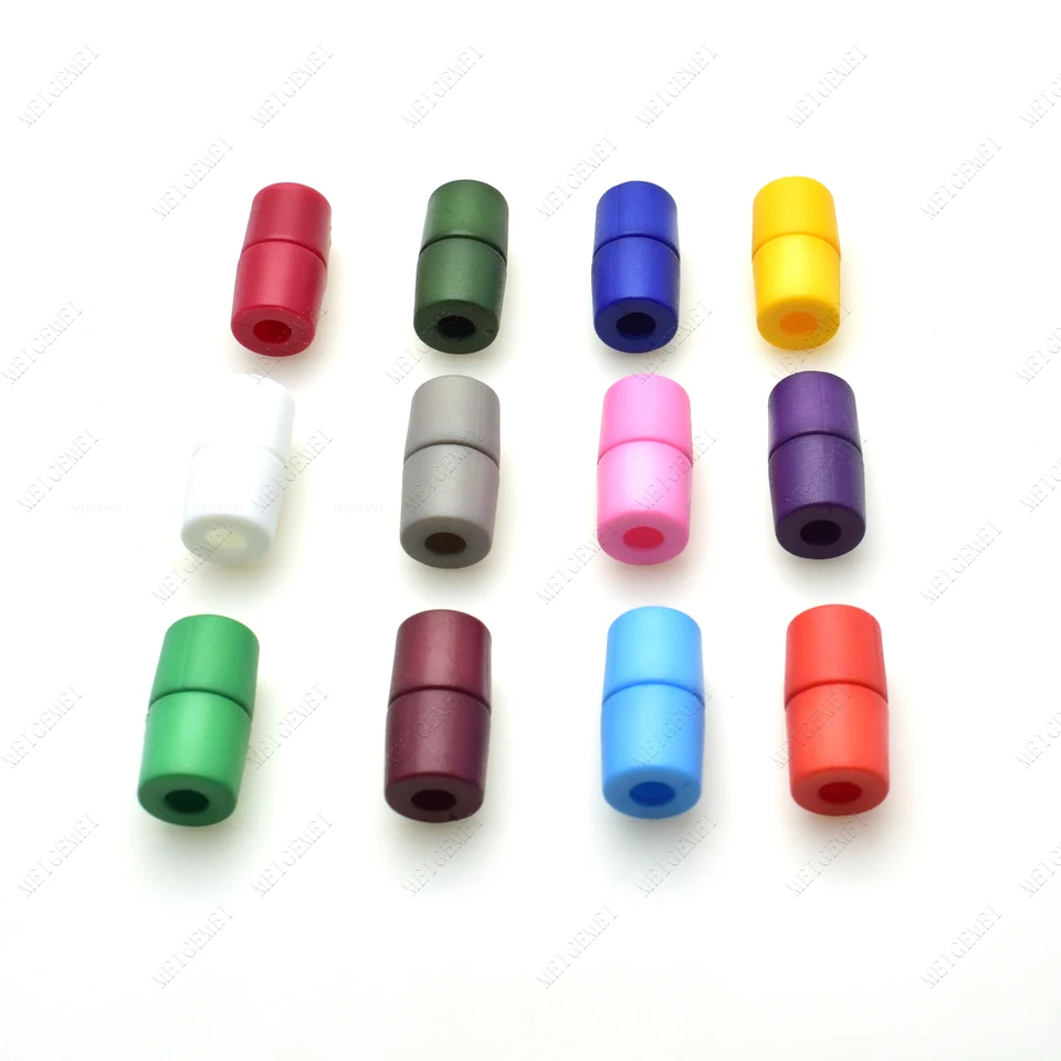 12ks/balenie farebný plastový šnúrka bezpečnostný odtrhaný popový konektory pre vrecko/obojky PET/paracords/náhrdelník