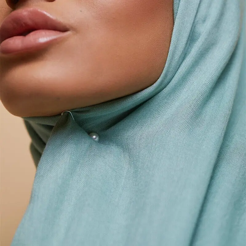 12ks/balenie Moslimský islamský šál Hidžáb Clips perly brošň
