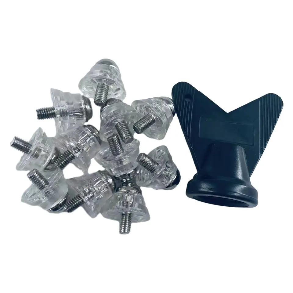 12ks futbalové topánky hroty Universal Turf Screp in M5 Threaded Rugby Shops Studs pre súťažný výcvik v interiéri vonkajšie športy
