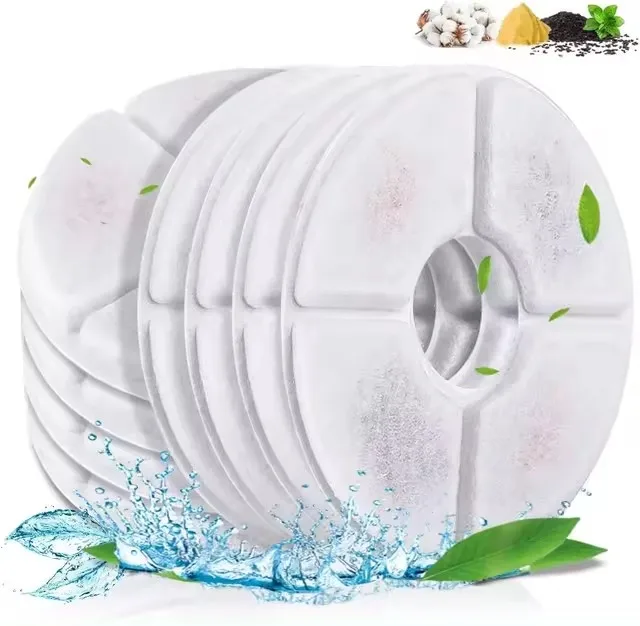 12ks PET Feeders Explant aktívneho filtračného filtrácie Filtrácie fontány pre PET pre automatický výdajník pre psov