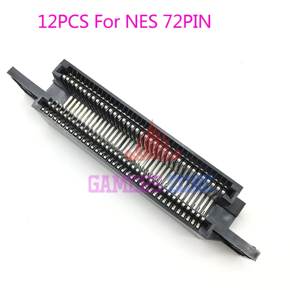 12ks pre NES 72 PIN CONTOKTOROVÝ ČÍTAČKA NÁKLADA PRE SYSTÉM NINTENDO