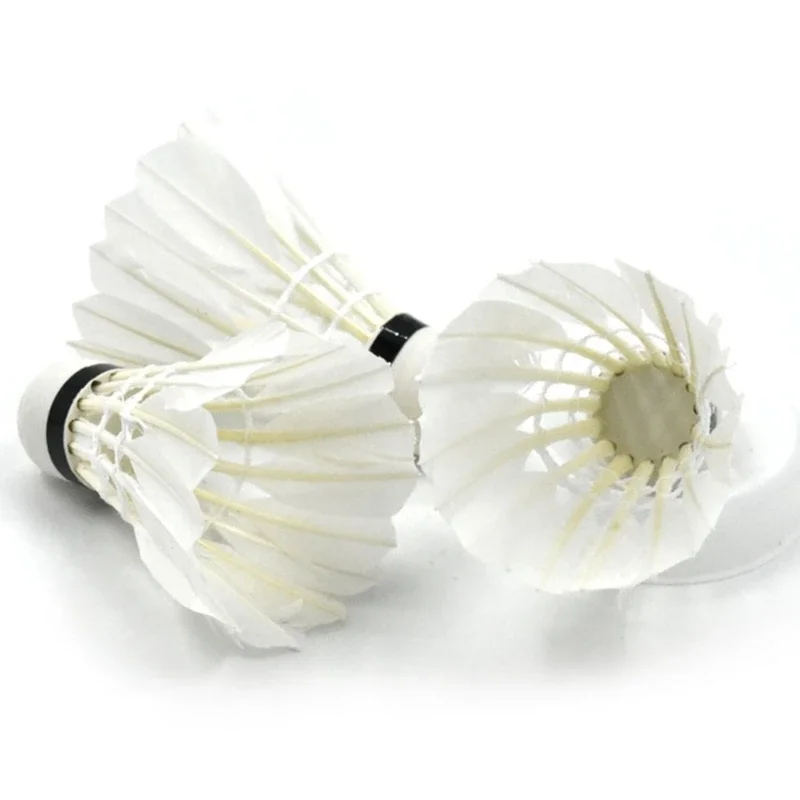12ks Professional ShuttleCocks so stabilitou odolnosti a kačicou Badminton Shuttlecocks Badminton Birdie