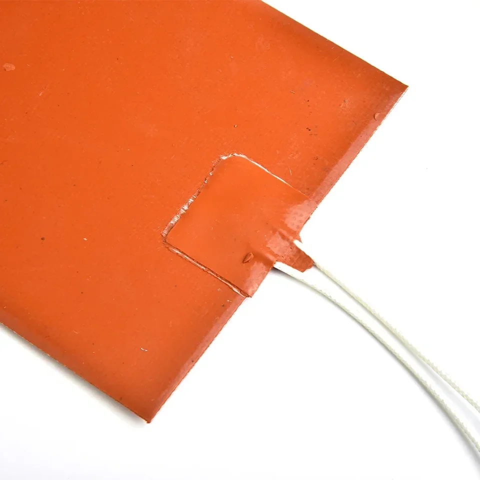 12V 12W Silikónový ohrievač podložky pre tlačiareň vyhrievané vykurovacie rohož 100*120 mm teplotný regulátor Inkubátor Mat