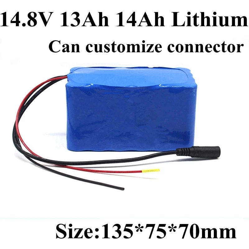 12V 14AH LITHIUM 13AH 4S 14,8V 15V LI-ION BATTERICKÁ DOM DING DOPLÁVAJÚCE STREET SLEDNÉ SVETLO BATÍVNE BATÍCKY BMS 15AH 32650 + 1A Nabíjačka