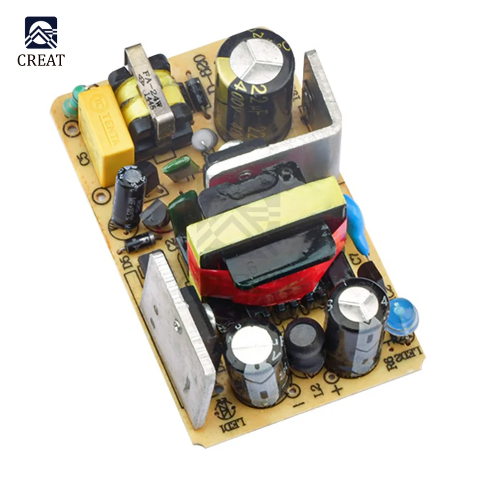 12V 2.5A napájacie adaptér Holé monitorovanie prepínačov LED regulovaného modulu napájacieho napájacieho modulu napájania