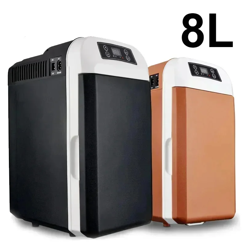 12V 220V 8L regulácia teploty Domácnosť Mini chladnička Dvojité používanie domáceho a auta Vertikálne a horizontálne dvojité použitie