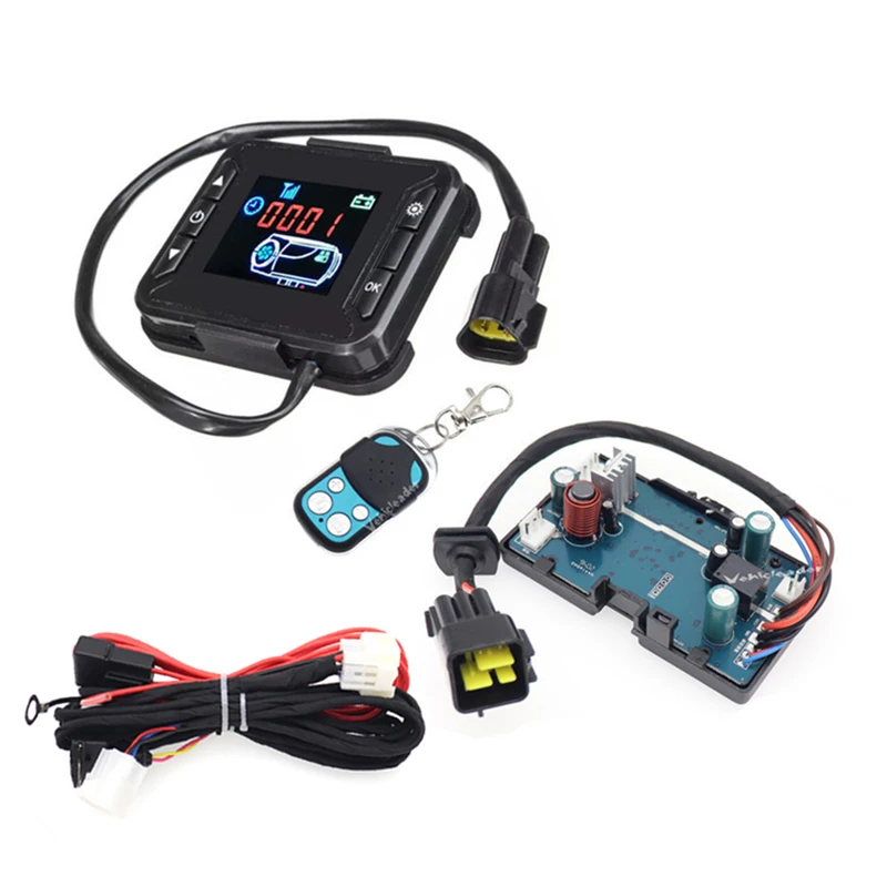 12V/24 V Air Diesel Parking Ohrievač LCD Monitor Spínač diaľkového ovládača ROZPORUJTE ROZPOČTU PRE KONTROLA DOPLNEJ DOPLEDNE