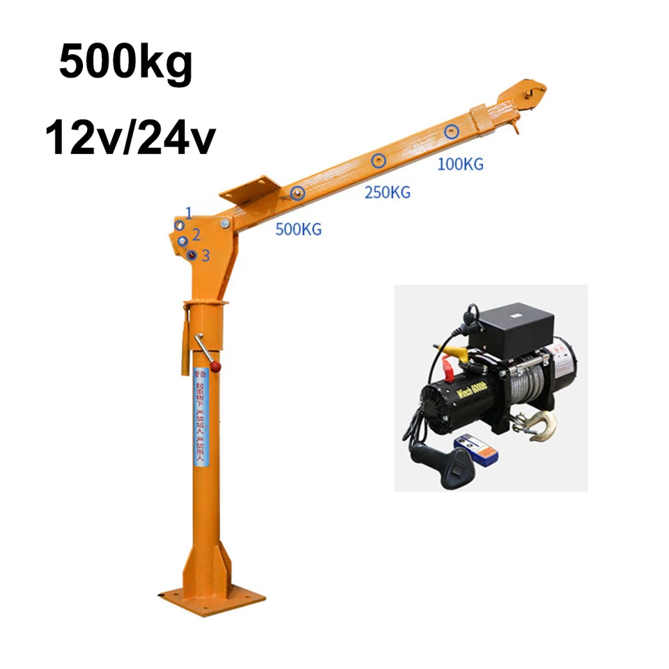 12V/24 V nákladný automobil s vlastným preloženým kamiónom namontovaným na kamióne 500 kg Elektrické zdvíhacie zdvíhacie zdvíhanie Lokomotívneho kamiónu s nákladným automobilom