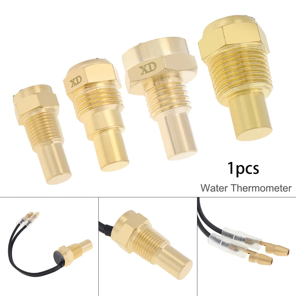 12V 24 V Teplota vody Senzor Univerzálny senzor teploty vody 50 K hlava pre vozík s automobilom 10 mm 12 mm 14 mm 16 mm 17 mm 21 mm