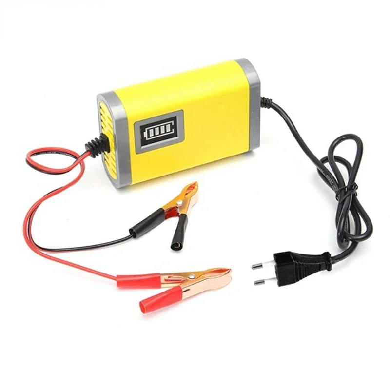 12V 2A LCD displej inteligentnej nabíjačky pre olovenú kyselinu gél Agm Gel Battery Motorycle Bike 12V Plne automatický nabíjací adaptér EÚ US Typ