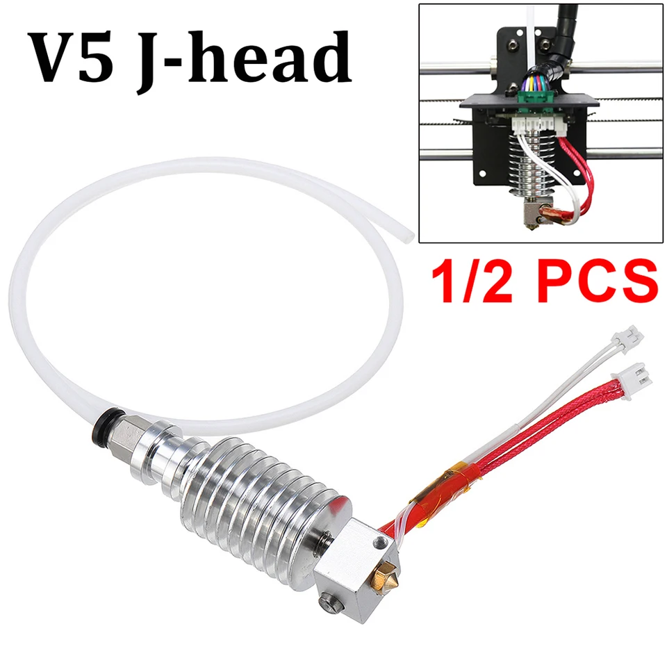 12V 3D tlačiareň V5 ​​J-Head Hotend Extuder súpravy Hotend pre AnyCubic i3 mega
