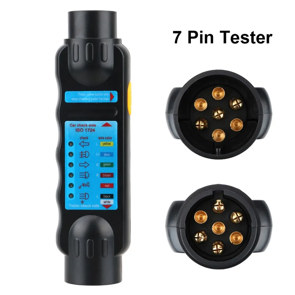 12V 7 Pin Toping Tester Tester Tester Príves Diagnostické náradie Diagnostické náradie Caravan Touch Toleing Tow Bar Light Weting Test Accessories