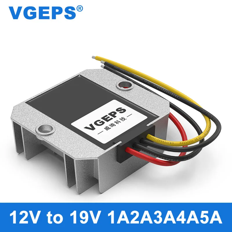 12V až 19 V DC Boost Modul 12v až 19 V prevodník automobilu 12V až 19 V Variabilné napätie regulované napájacie napájanie