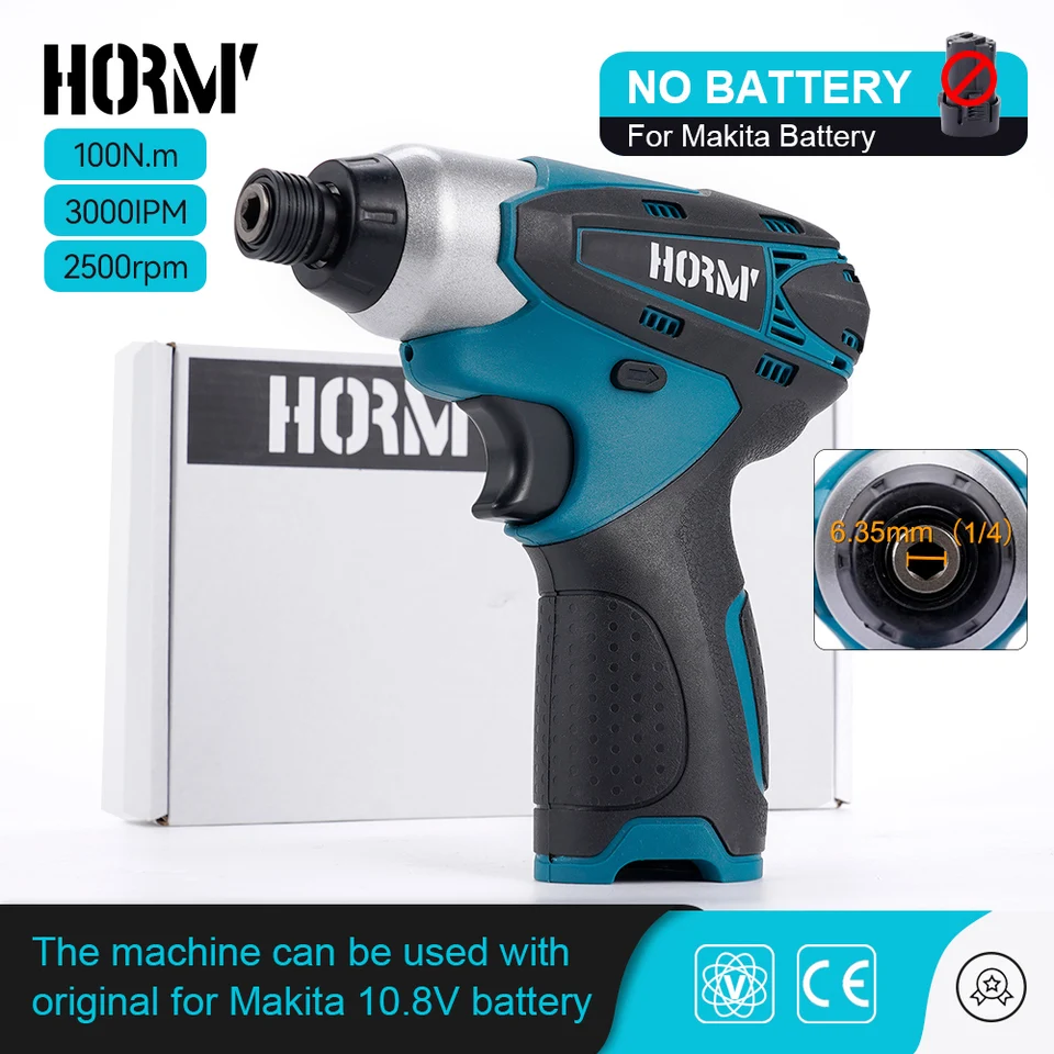 12V bezdrôtový elektrický skrutkovač vŕtačka 100n.m