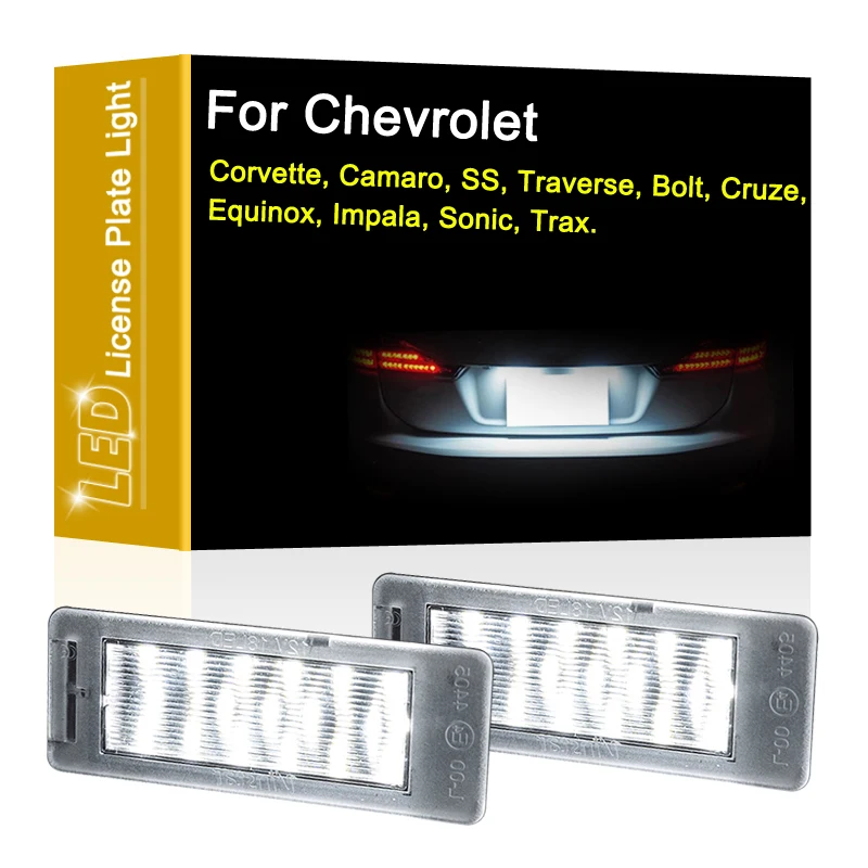 12V Biela LED LED LIGITSKÉ Zostava LIGHBANT LIGHBANT pre Chevrolet Corvette Camaro SS Traverse skrutka Equinox Impala Sonic Trax Cruze