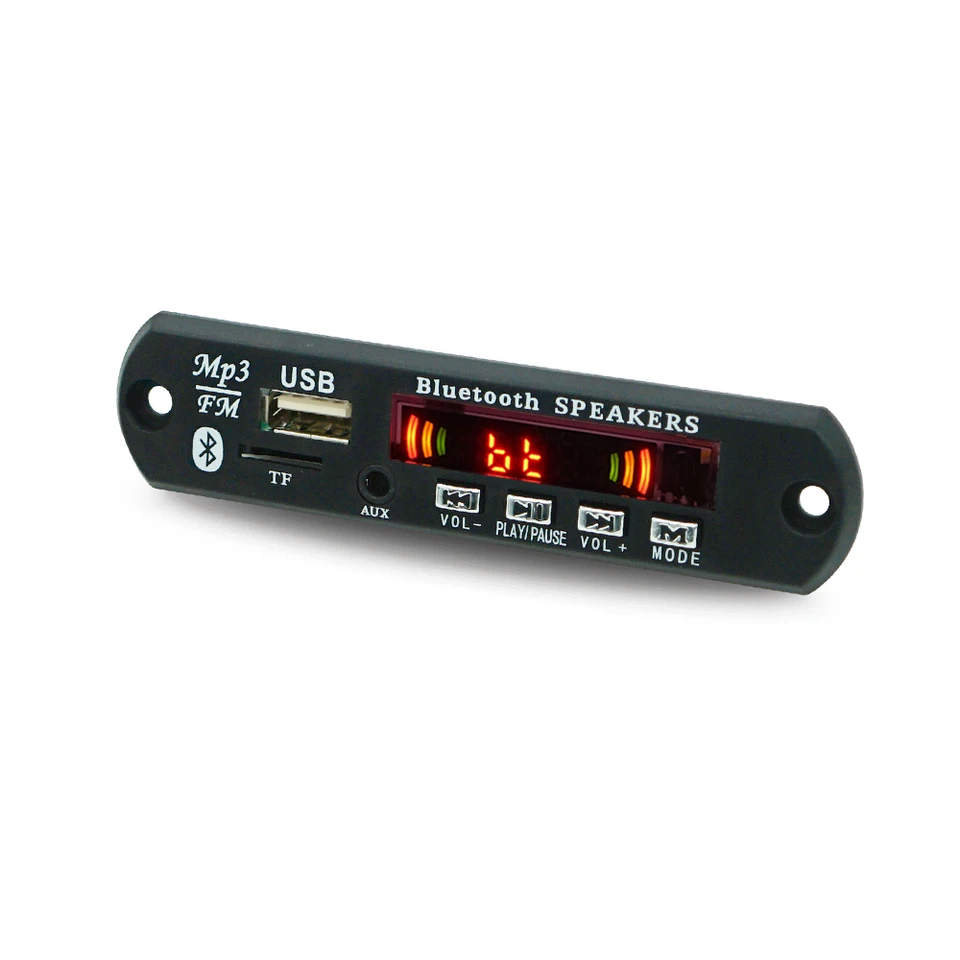 12V Bluetooth 5.0 MP3 prehrávač bezdrôtových priečinkov Dekodér Prepínanie USB TF FM Radio Call Modul Car pre reproduktor