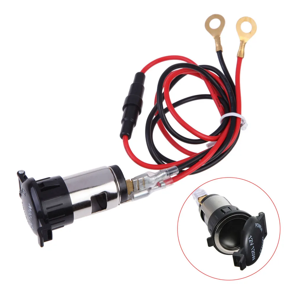 12V cigareta zapaľovač zástrčky automatické príslušenstvo automobilový motocykel cigareta zapaľovač prenosný prenosný pre lodný traktor