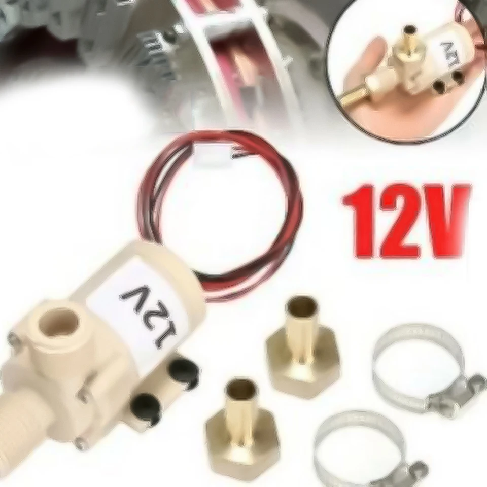 12V DC Tichá solárna horúca voda cirkulácia čerpadla bez kefy Solárny plynový ohrievač Elektrický ohrievač pre solárnu vodu ohrievanie vody