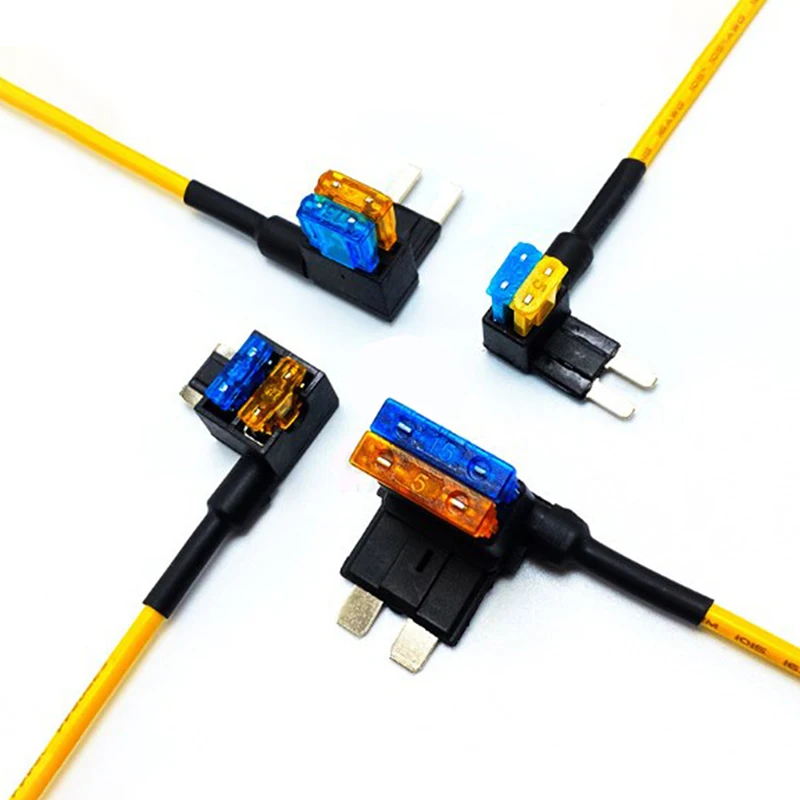 12V držiak poistky pridať adaptér s obrysom Micro Mini Standard Ford Apm Apm Auto poistka s 10A čepeľou poistkou žltá čiara