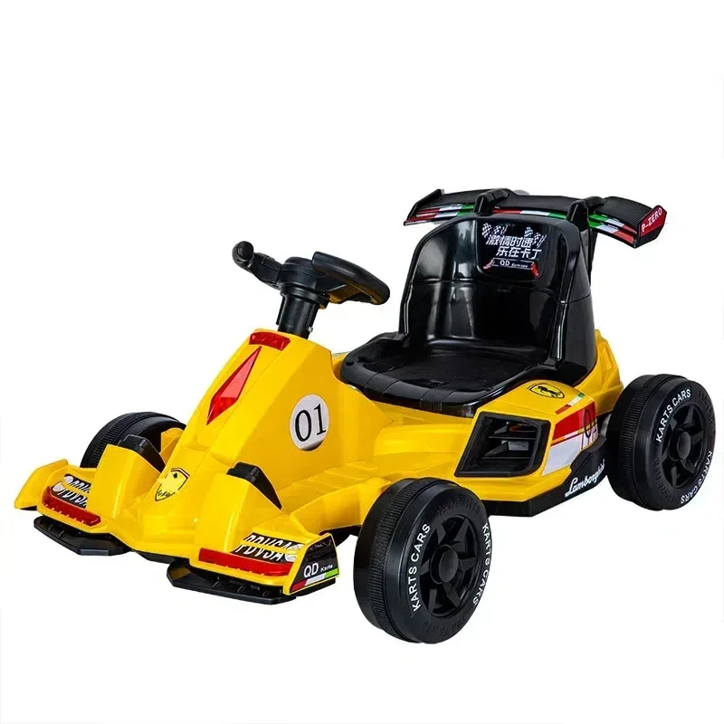 12V Elektrické motokáre jazda na hračke v štýle hračky Kids Elektrické auto drift motokáty diaľkové ovládanie detí Drive Drive Drive Mini Kids Go Karting