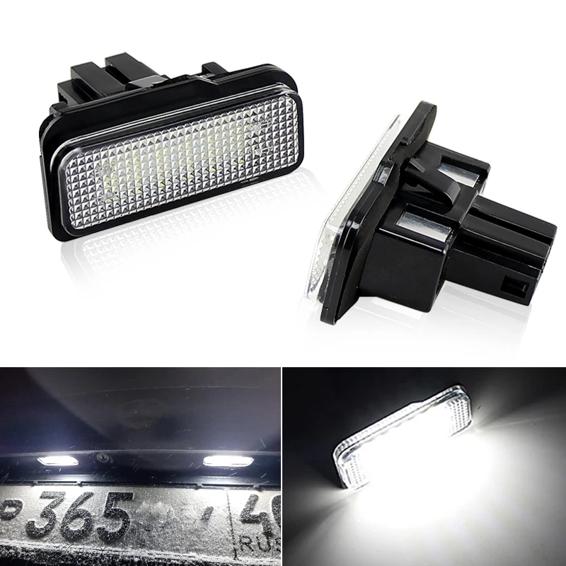 12V LED číselná doska Lampa pre Tesla Model S 2012 2013 2014 2015 2016 Biela poznávacia značka Light Zostava Light