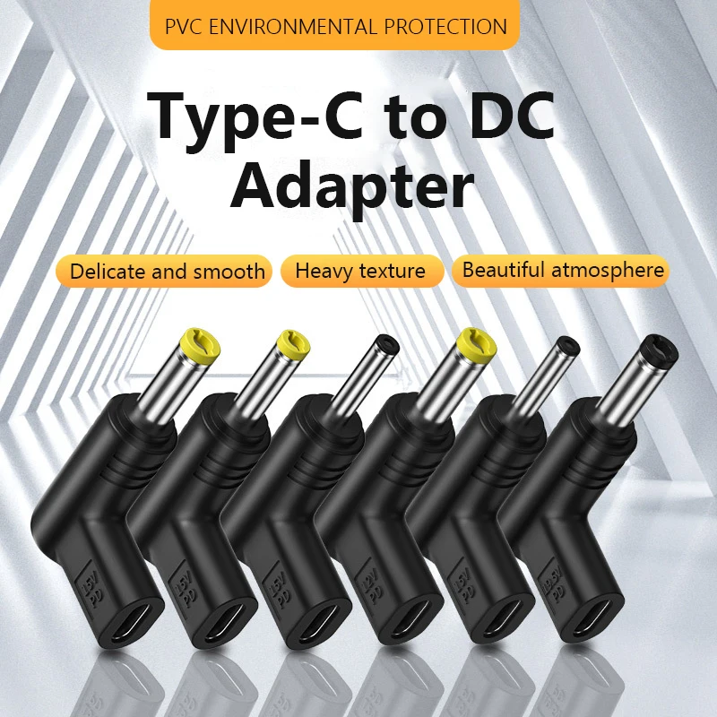 12V napájací konektor multifunkčný typ C až DC Jack Plug Nabíjacie adaptér USB typ C Žena pre DC Muž pre sledovaciu kameru