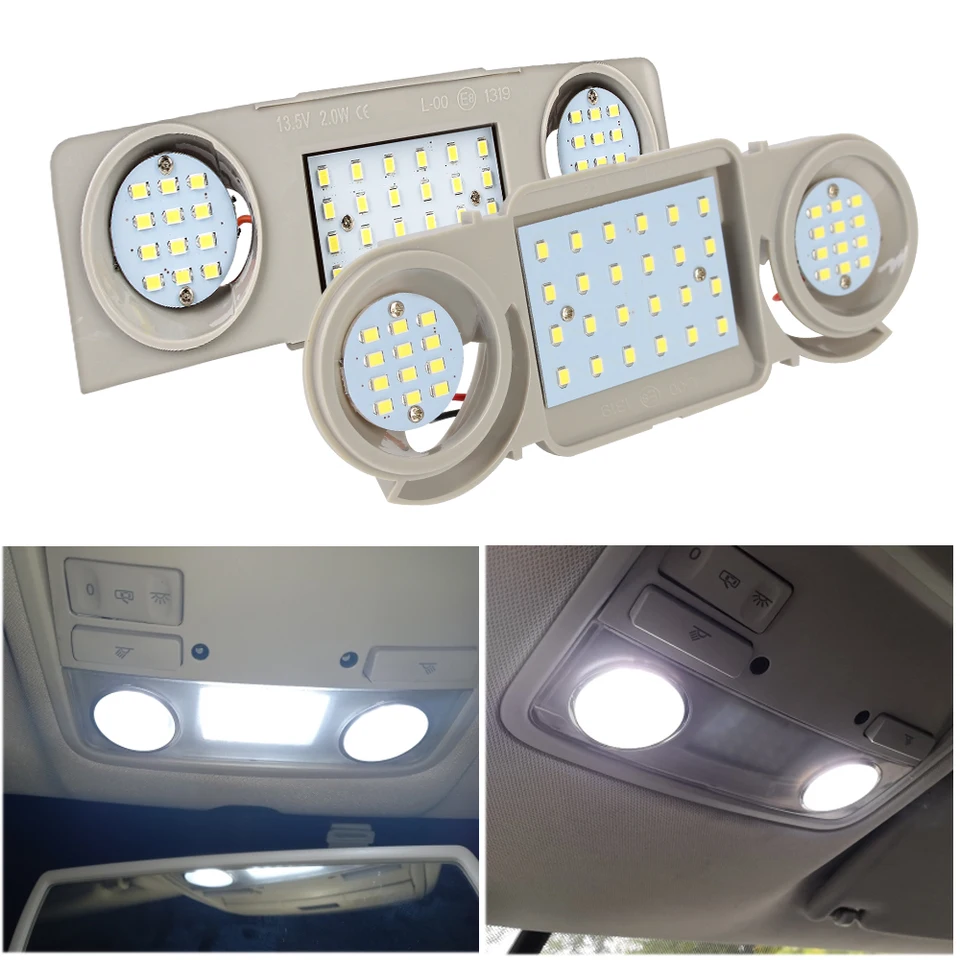 12V pre VW Passat B6 B5 B7 CC Golf 4 5 6 Volkswagen sedadlo Leon skod Octavia kupoly na čítanie LED diódy LED Interiérové ​​svietidlo príslušenstvo