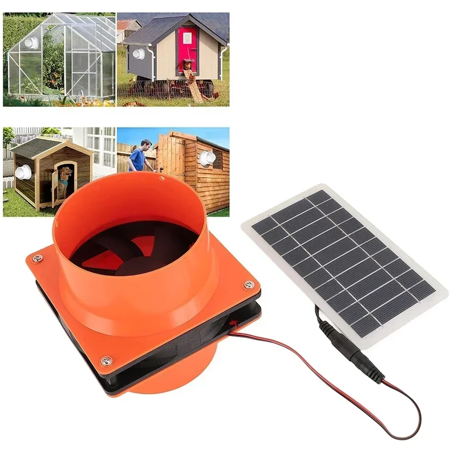 12V solárny panel Elektrický 4-palcový priamy priamy 130 cfm tichého výfukového ventilátora pre jachtu odolný a odolný pre dom