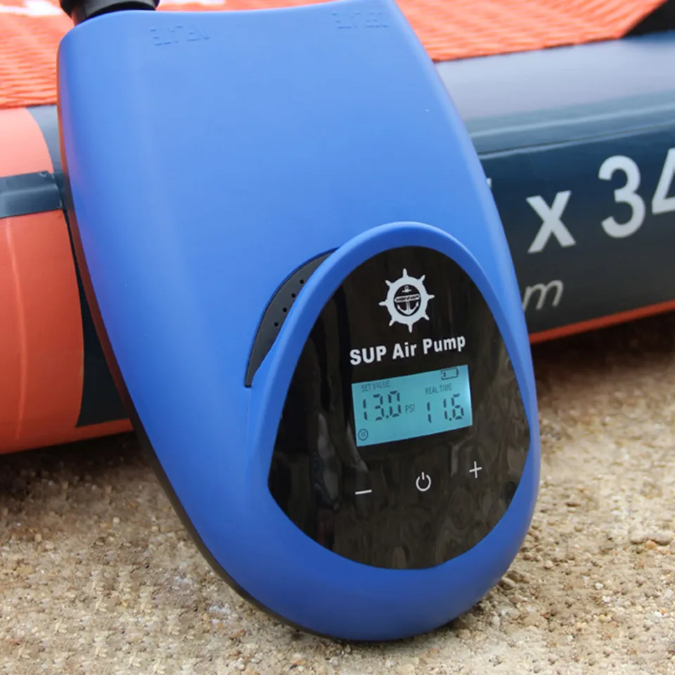 12V SUP Paddle doska čerpadlo EVA Elektrické nafukovacie čerpadlo 12psi/15psi/20psi Vysoký tlak na nafukovací stan na pádlovej doske