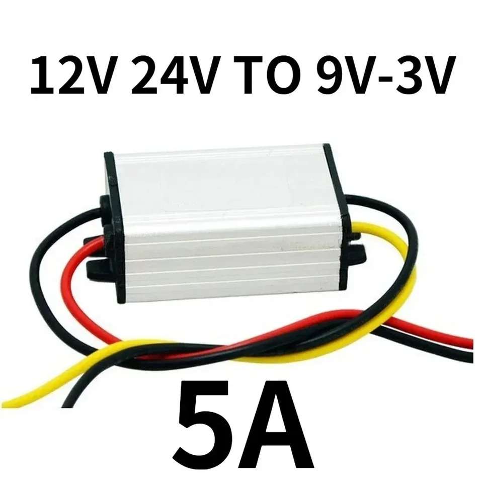 12V24V až 9V 7,5 V 6V 5V 4,2V 3,7V 3V 3,3V 5A 12V až 9V 24V až 9 V Transformátor Step-down Modul DC DC DC Power Converter CE ROHS