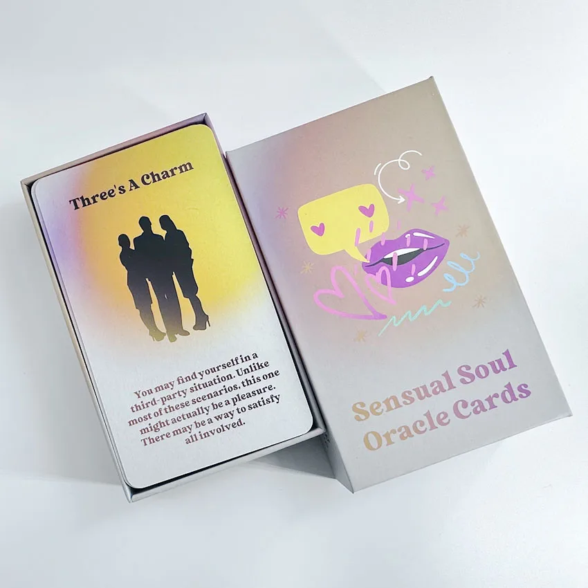 12x7 cm 56ks Sensual Soul Oracle Deck Card Games No Manual
