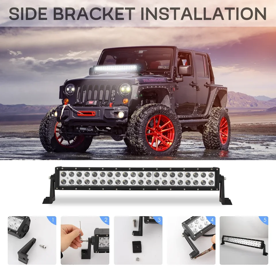 13 '' 21 '' palc 120 W 200 W mimo cesty LED Bar Spot LED LED LIGHT BAR/Pracovné svetlo pre kamión 4x4 UAZ 4WD AUR BARRA LED Drivné svetlo
