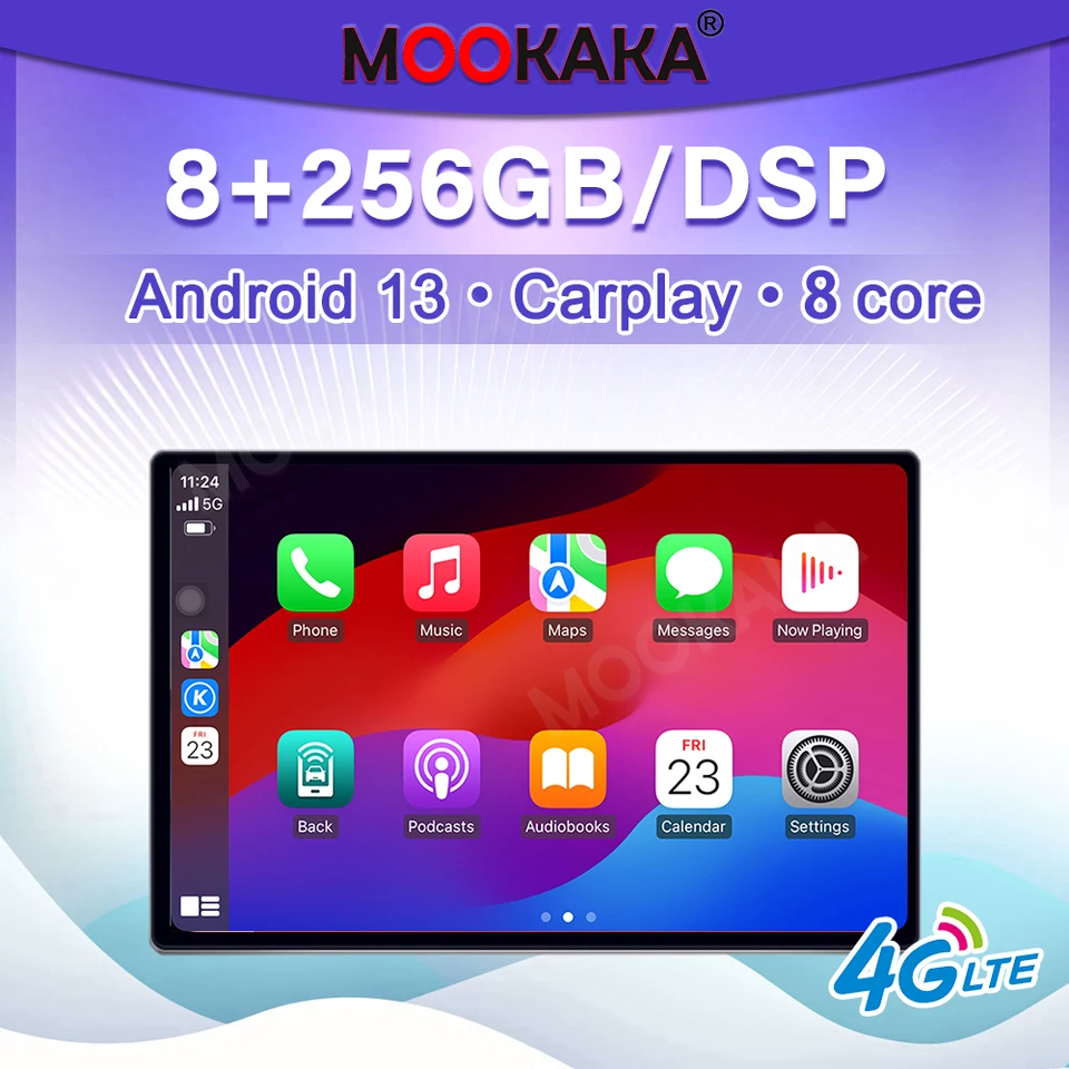13,3 palcový multimediálny hráč pre Toyota Corolla 2021 2022 2023 2024 Wireless CarPlay Android 13 Auto Radio WiFi 4G Head Unit