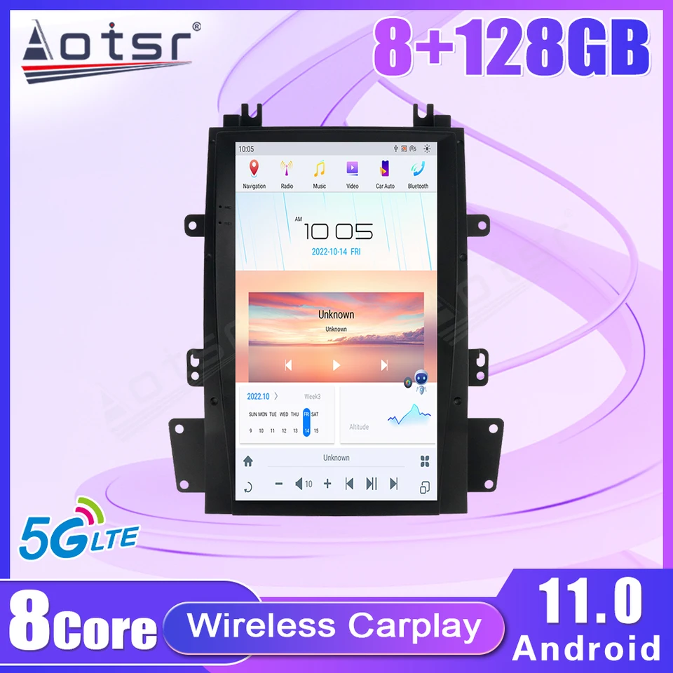 13.6 Android pre Cadillac Escalade 2008-2012 CAR GPS Navigation Multimedia Radio Radio Player CarPlay Auto Stereofónny prijímač Hlavná jednotka