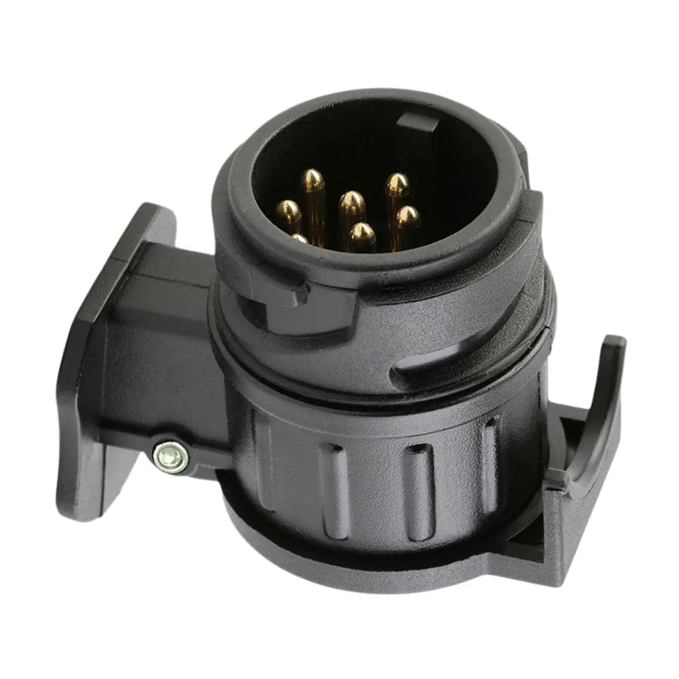 13 až 7 Pin Mini Socket Adapter Vodotesný malý adaptér pre konvertor RV Prevodník pre ťahanie nákladného vozidla pre príves