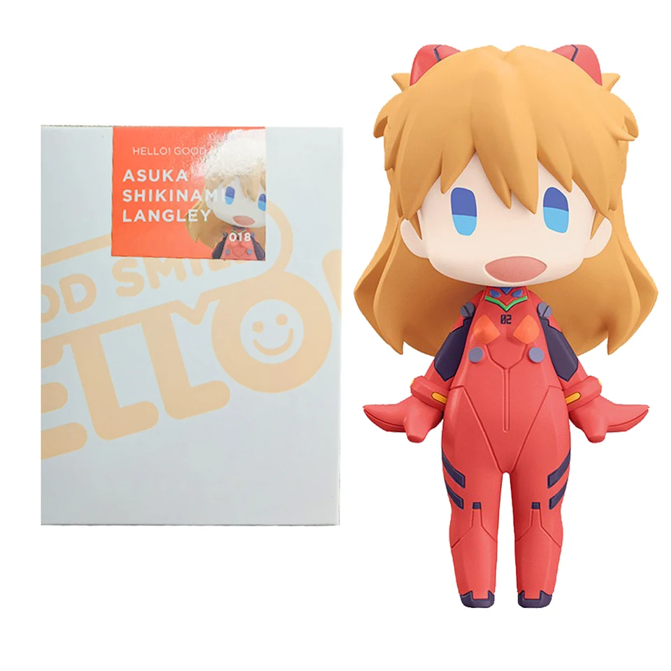 13 cm anime eva asuka Langley Soryu figure q verzia Pixel štýl ayanami rei model hračky evanjelion