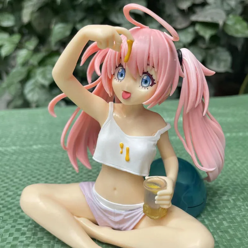 13 cm nového anime, ten čas som sa reinkarnoval ako sliz Milim Nava Relax Time Kawaii Figure Model Hračky Doll Direments Darčeky