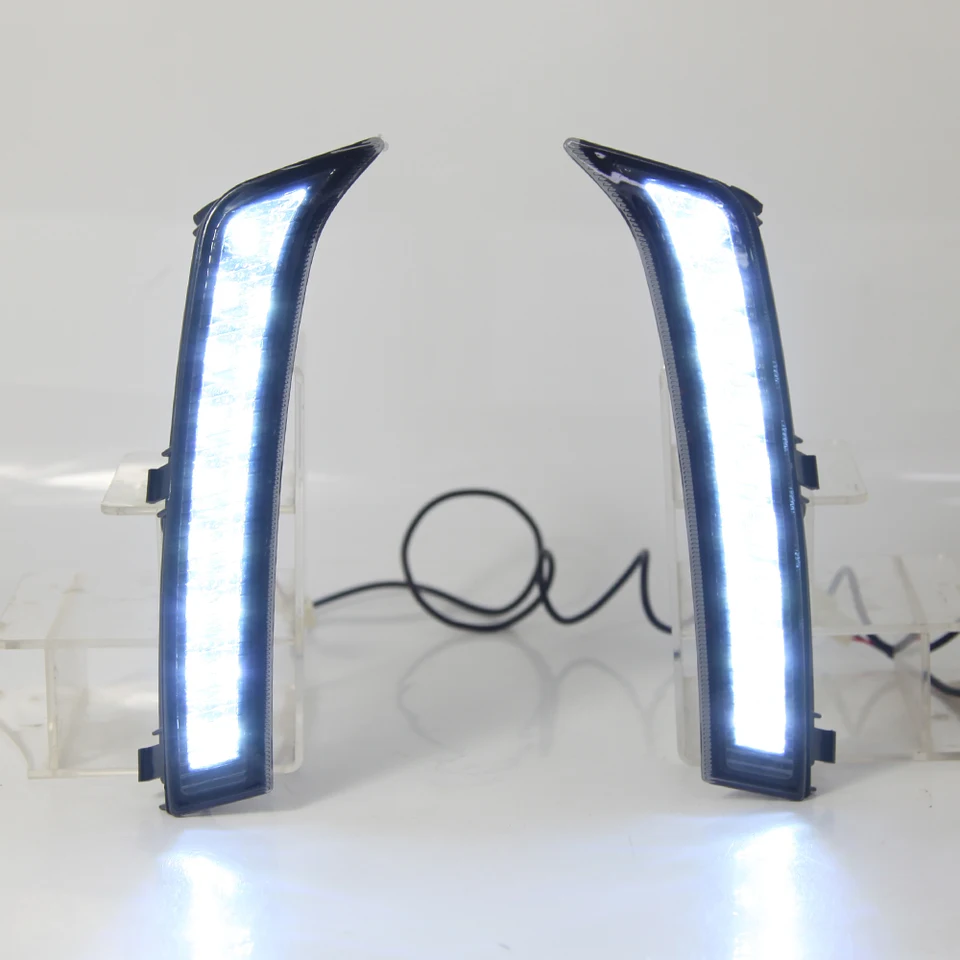 13 doplnkov automobilov pre Subaru Forester 2014 LED denne bežecké svetlo vodotesné ABS 12V CAR DRL LAMP STYLIN