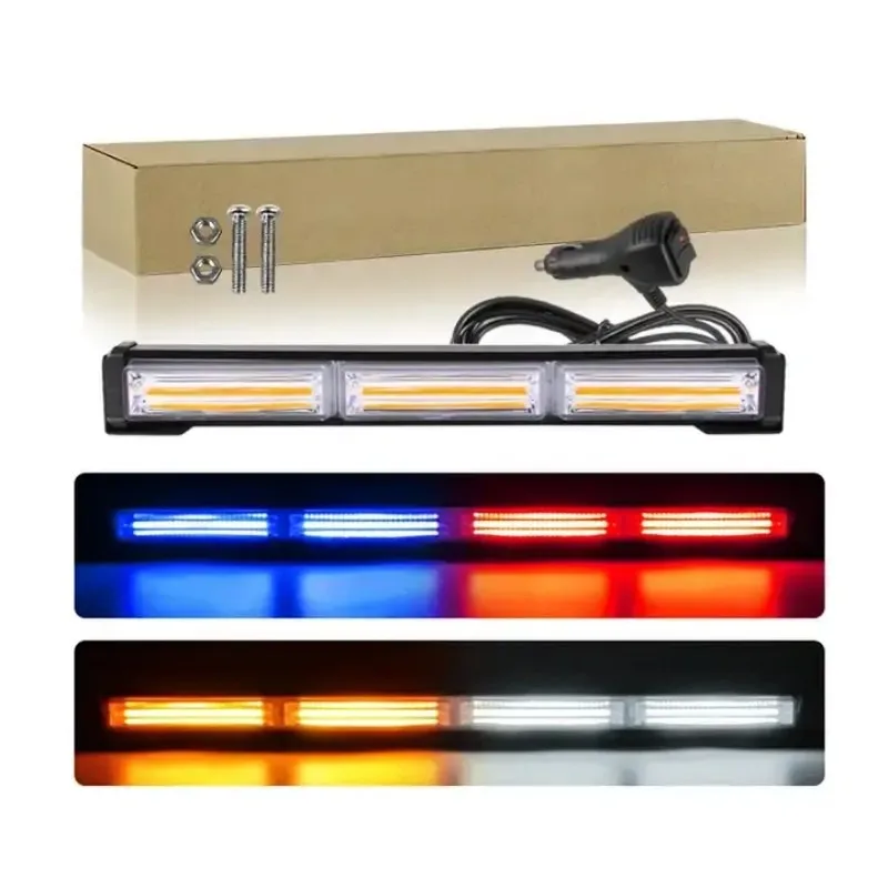 13 palcov výstraha vozidla LED LED LED LEGHT LETKÁ SLEDNÁ TRABICKÁ TRABICKÁ NOBILNÁ BLAČKA KOBOVÉ SVETLÁ SLEDNÉ NÁKLADY