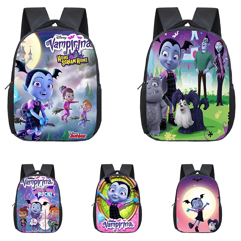 13 palcový Vampirina Infantile Malý batoh pre deti dieťa roztomilé školské tašky Darče