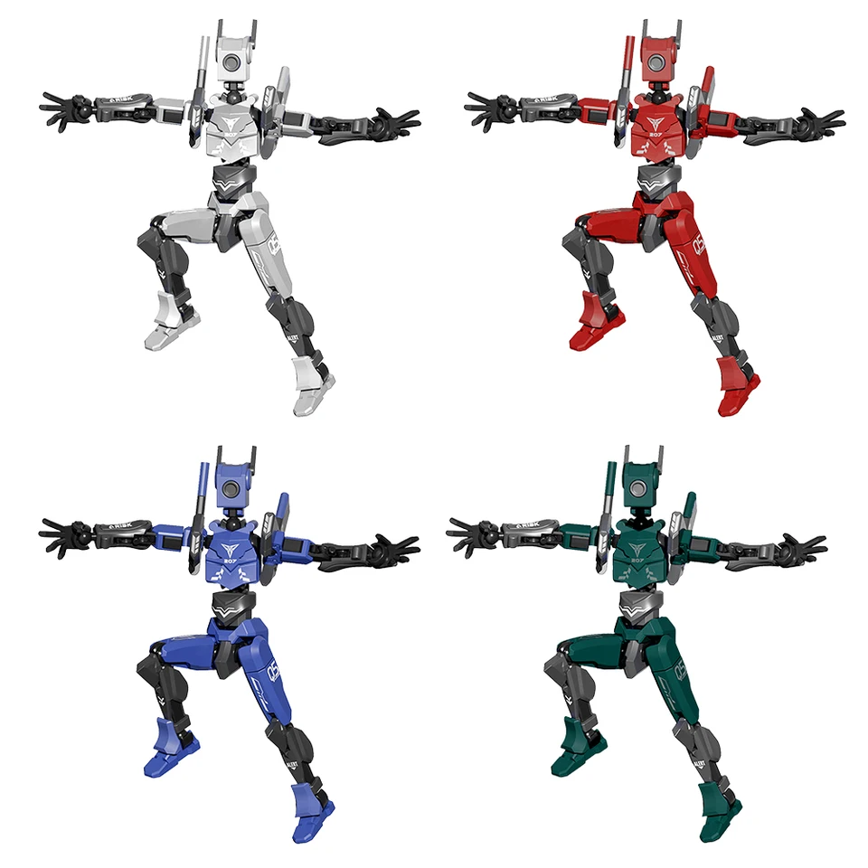 13 Robot akčná figúrka Magnetické viacpoly-popisované akčné figúrky akcie figúrky hračky pre dekorácie pre neho darčeky